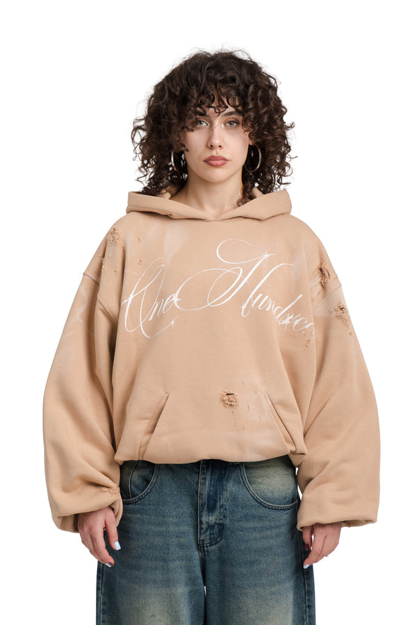 Bluza Hoodie Double Countryside Carmel