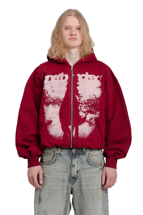 Bluza Puffy Zip Wanted Claret