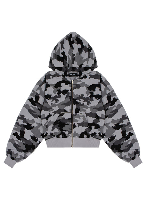 Bluza Puffy Zip MORO Grey