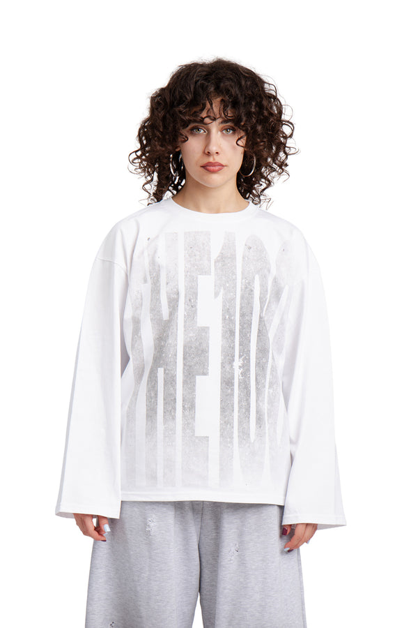 Longsleeve Concrete White