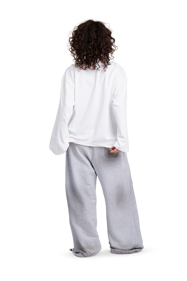 Longsleeve Concrete White
