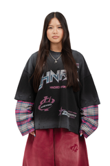 Longsleeve "DOUBLE CHECK" Black