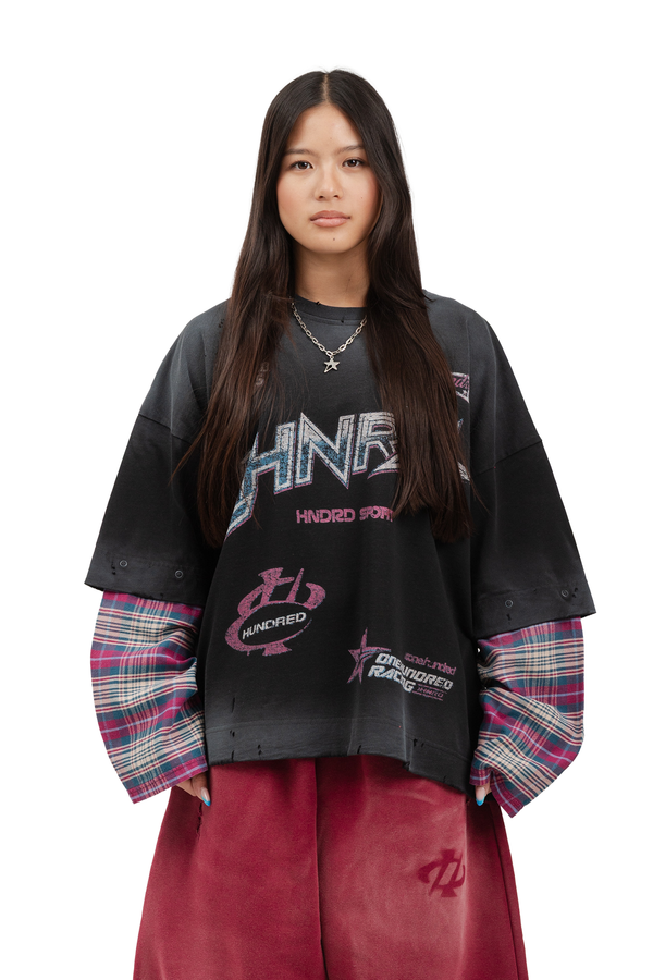 Longsleeve "DOUBLE CHECK" Black