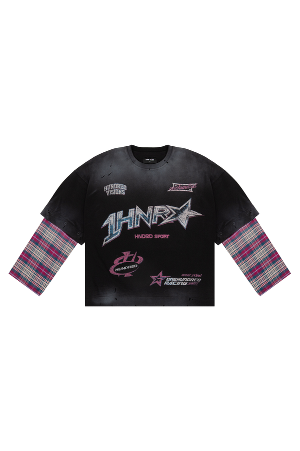Longsleeve "DOUBLE CHECK" Black