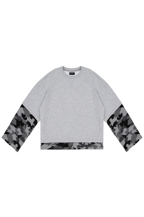 Longsleeve Grey Melange / MORO