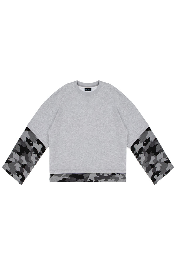 Longsleeve Grey Melange / MORO