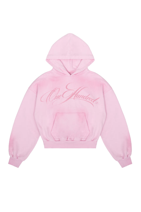 Bluza Hoodie Puffy Air Brush Pink