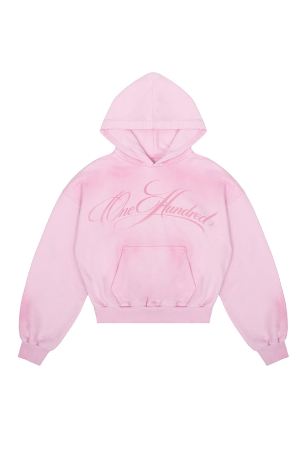 Bluza Hoodie Puffy Air Brush Pink