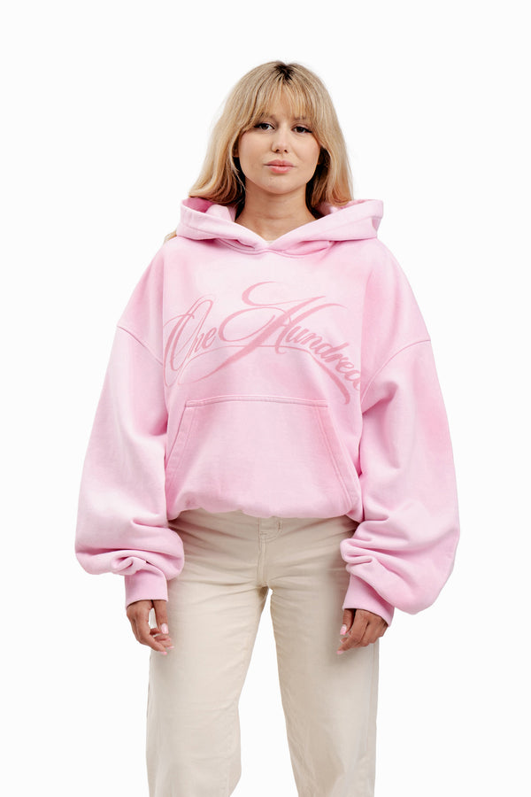 Bluza Hoodie Puffy Air Brush Pink