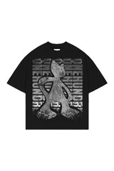 Boxy Concrete Black T-shirt