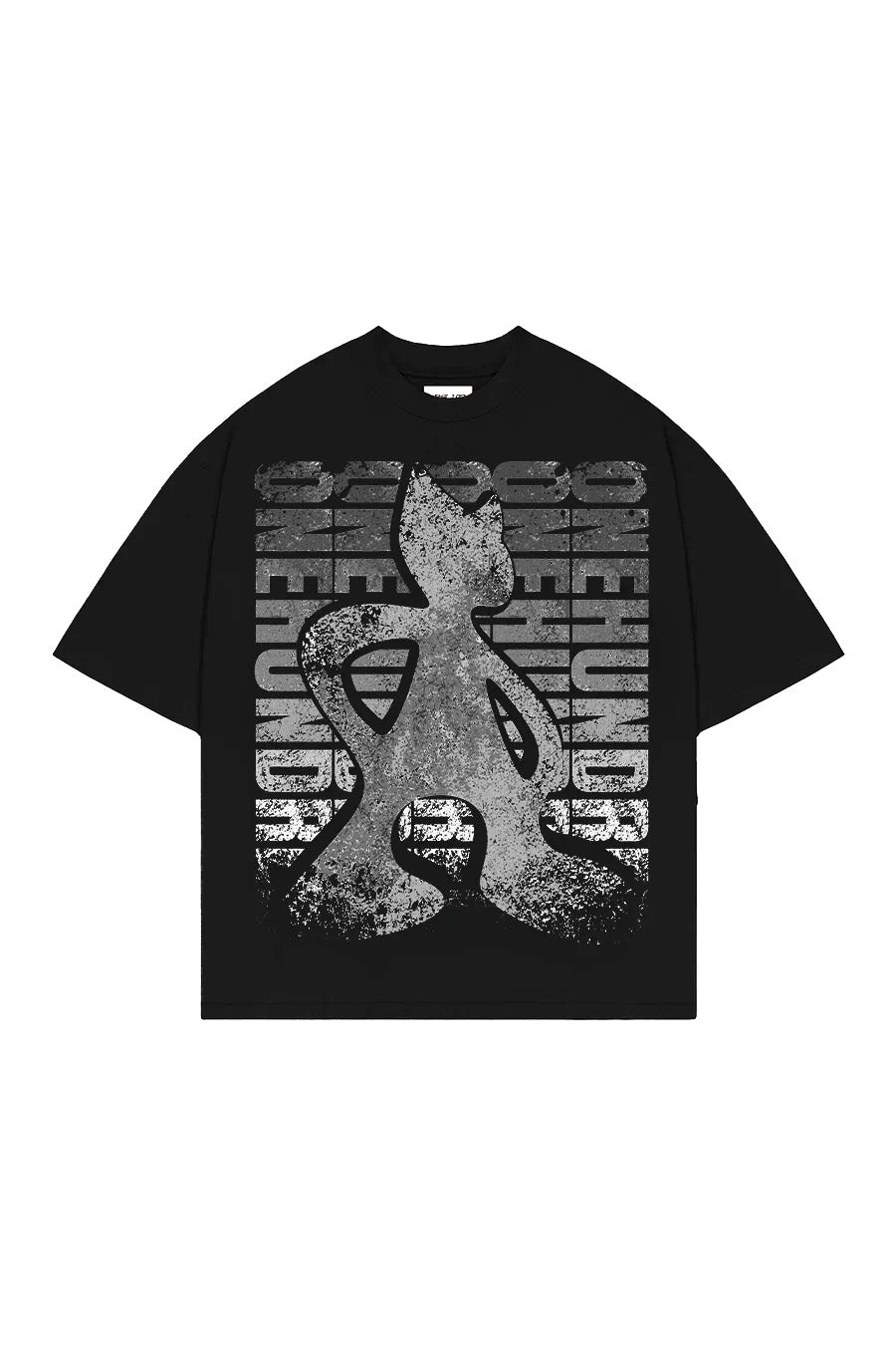 Boxy Concrete Black T-shirt