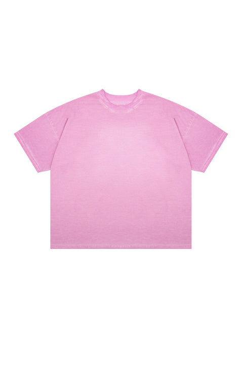 Koszulka Boxy Washed Pink