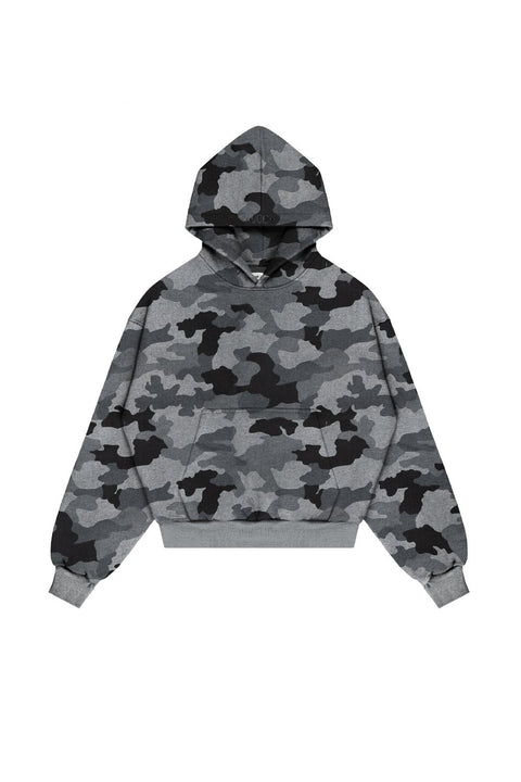 Bluza Hoodie Dark Grey Melange Moro