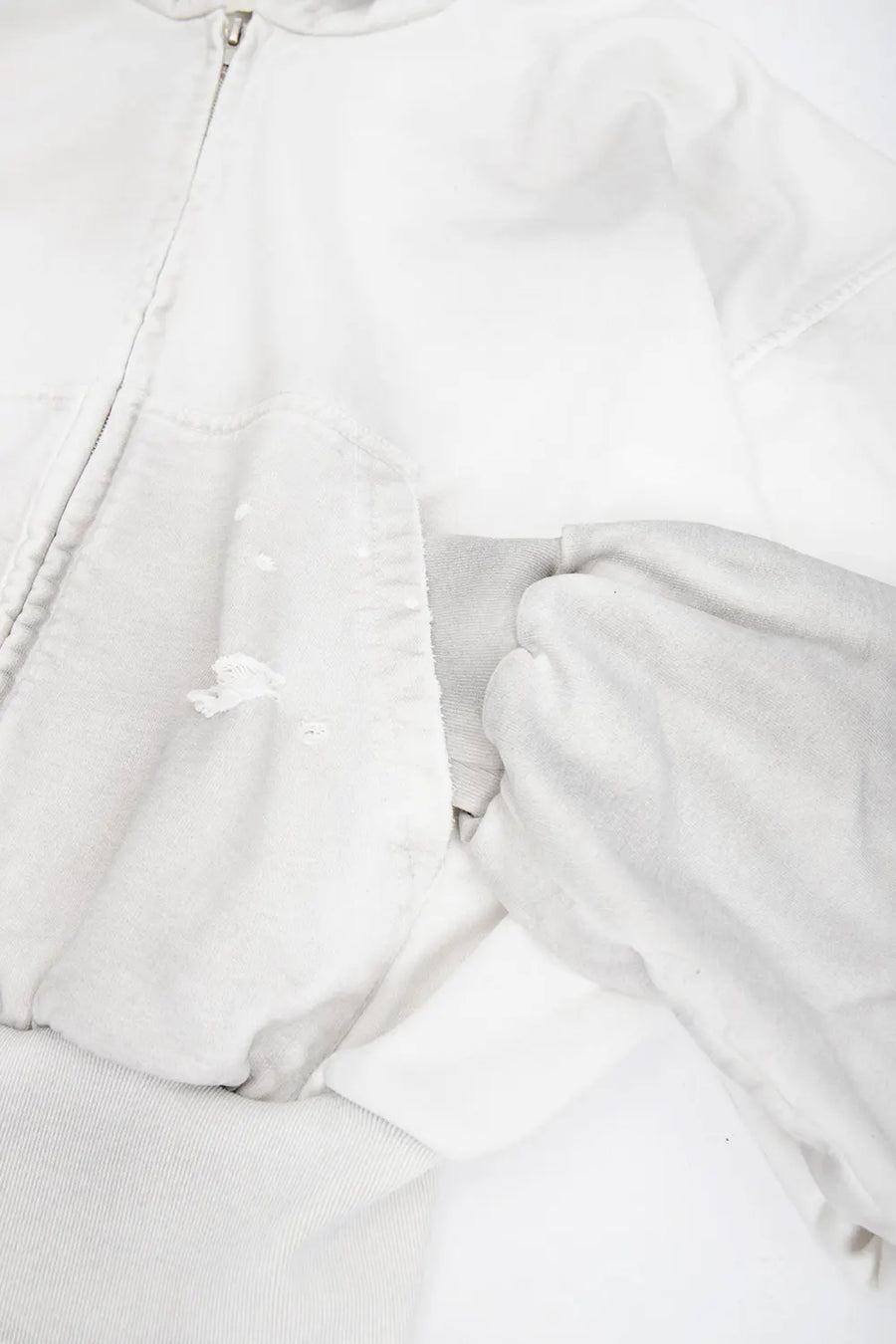 Bluza Zip Puffy Ultra Full Distressed