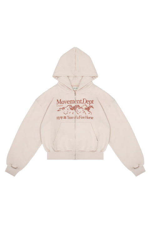Bluza Puffy Zip Wild Movement Almond