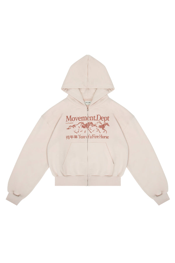 Bluza Puffy Zip Wild Movement Almond